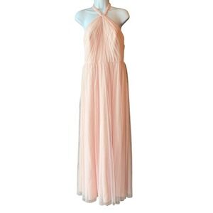 David's Bridal | Dresses | Davids Bridal Long One Shoulder Lace Bridesmaid  Dress | Poshmark